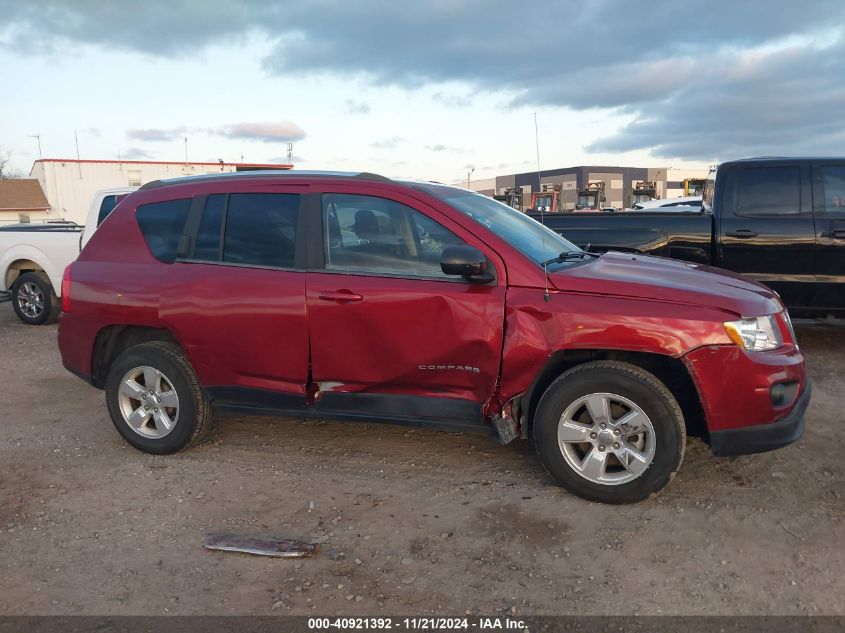 2013 Jeep Compass Latitude VIN: 1C4NJCEA3DD165996 Lot: 40921392