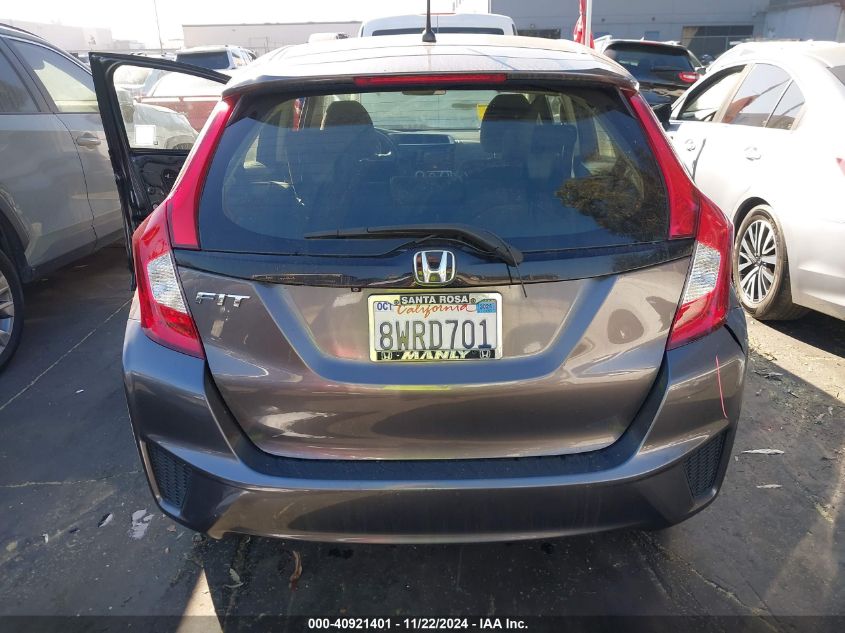 2016 Honda Fit Lx VIN: JHMGK5H56GS014665 Lot: 40921401