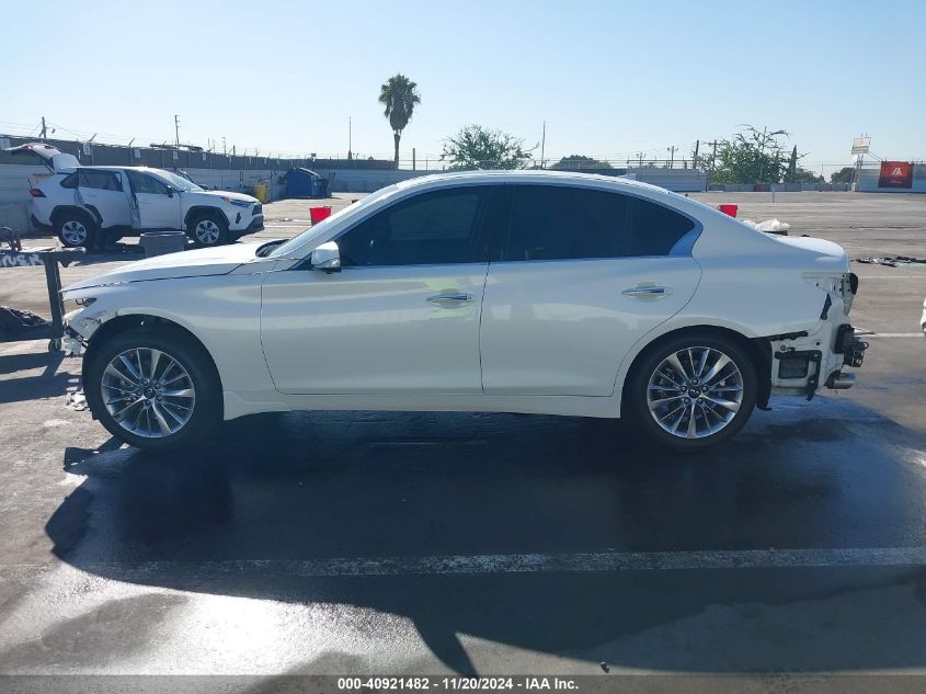 2021 Infiniti Q50 Luxe VIN: JN1EV7BP7MM700805 Lot: 40921482