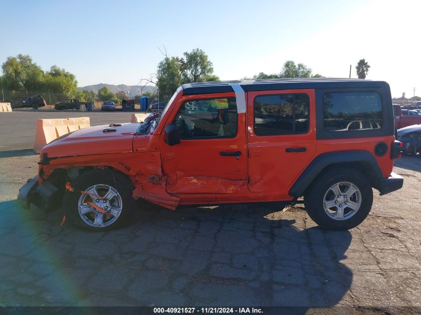 2019 Jeep Wrangler Unlimited Sport S 4X4 VIN: 1C4HJXDN4KW539039 Lot: 40921527