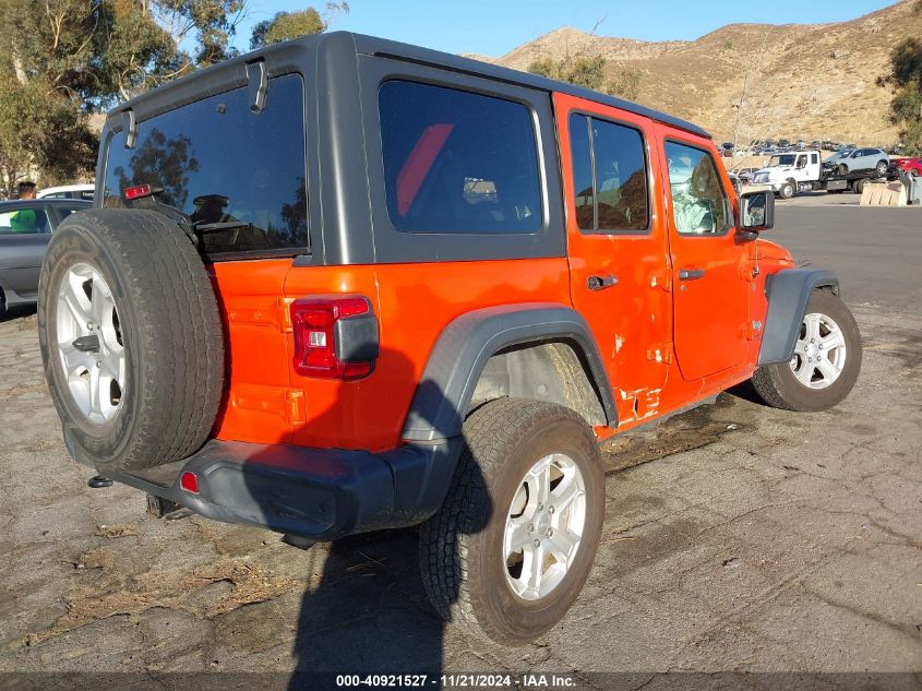 2019 Jeep Wrangler Unlimited Sport S 4X4 VIN: 1C4HJXDN4KW539039 Lot: 40921527