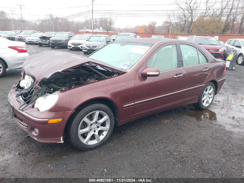 2007 Mercedes-Benz C 280 Luxury 4Matic VIN: WDBRF92H77F901322 Lot: 40921561