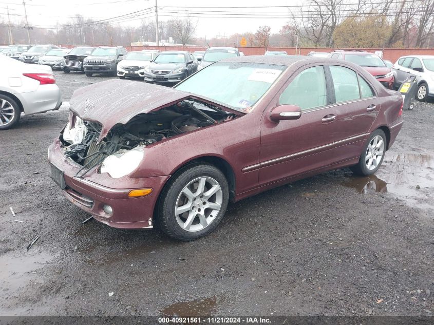 2007 Mercedes-Benz C 280 Luxury 4Matic VIN: WDBRF92H77F901322 Lot: 40921561