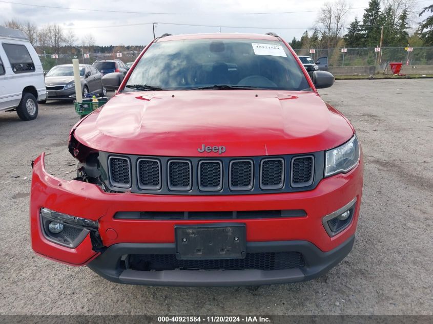 2021 Jeep Compass 80Th Anniversary 4X4 VIN: 3C4NJDEBXMT593279 Lot: 40921584