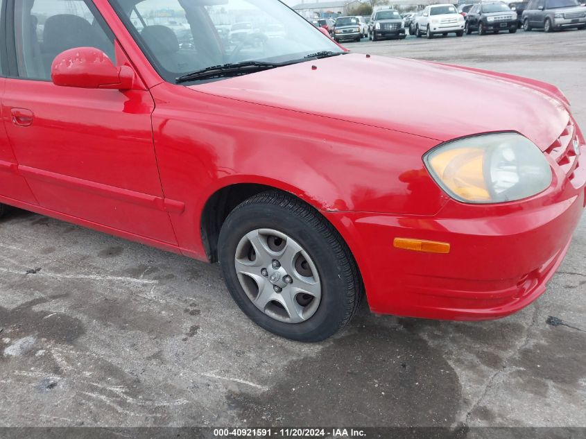 2005 Hyundai Accent Gls VIN: KMHCG45C05U601195 Lot: 40921591