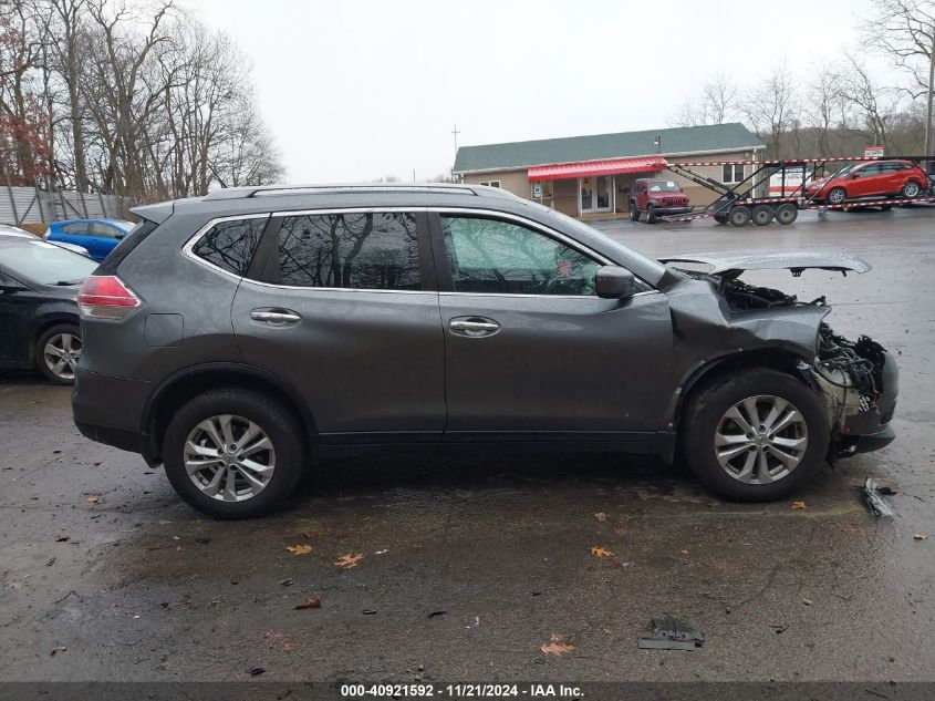 2016 Nissan Rogue Sv VIN: 5N1AT2MV6GC826191 Lot: 40921592