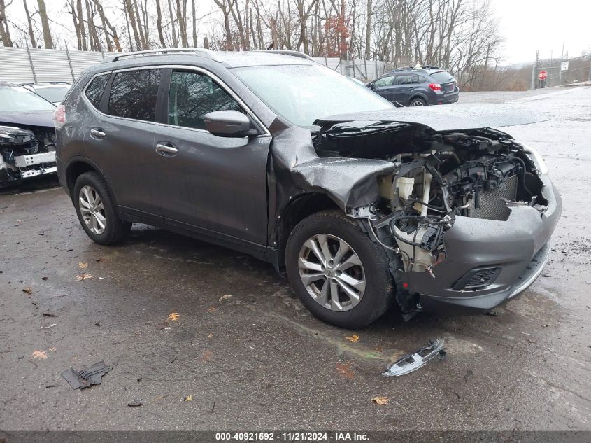 2016 Nissan Rogue Sv VIN: 5N1AT2MV6GC826191 Lot: 40921592