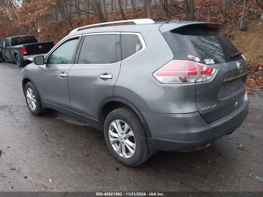 2016 Nissan Rogue Sv VIN: 5N1AT2MV6GC826191 Lot: 40921592