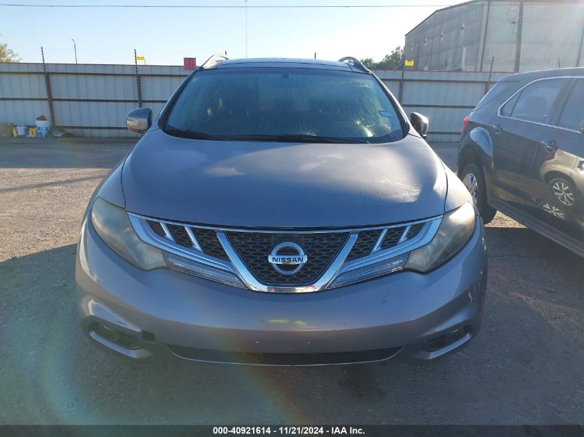 2012 Nissan Murano Sv VIN: JN8AZ1MWXCW200811 Lot: 40921614