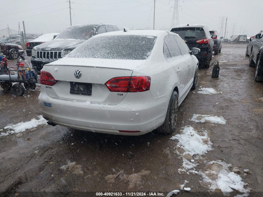 2014 Volkswagen Jetta 2.0L Tdi VIN: 3VWLL7AJ9EM383815 Lot: 40921633