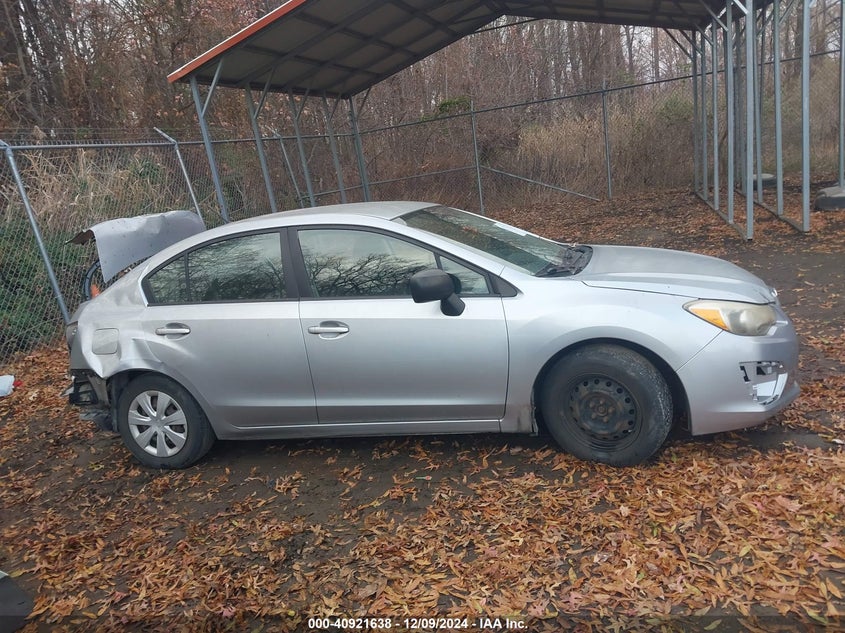 2012 SUBARU IMPREZA VIN: JF1GJAA61CH014327
