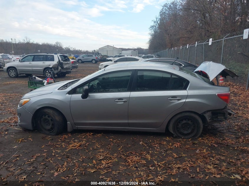 2012 SUBARU IMPREZA VIN: JF1GJAA61CH014327