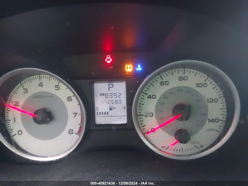 2012 SUBARU IMPREZA VIN: JF1GJAA61CH014327