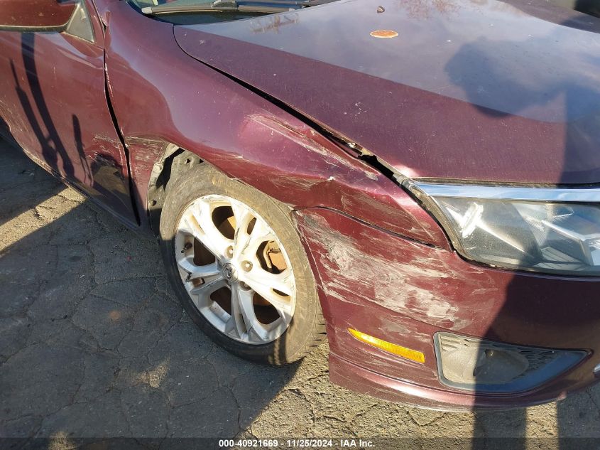 2012 Ford Fusion Se VIN: 3FAHP0HA5CR263204 Lot: 40921669