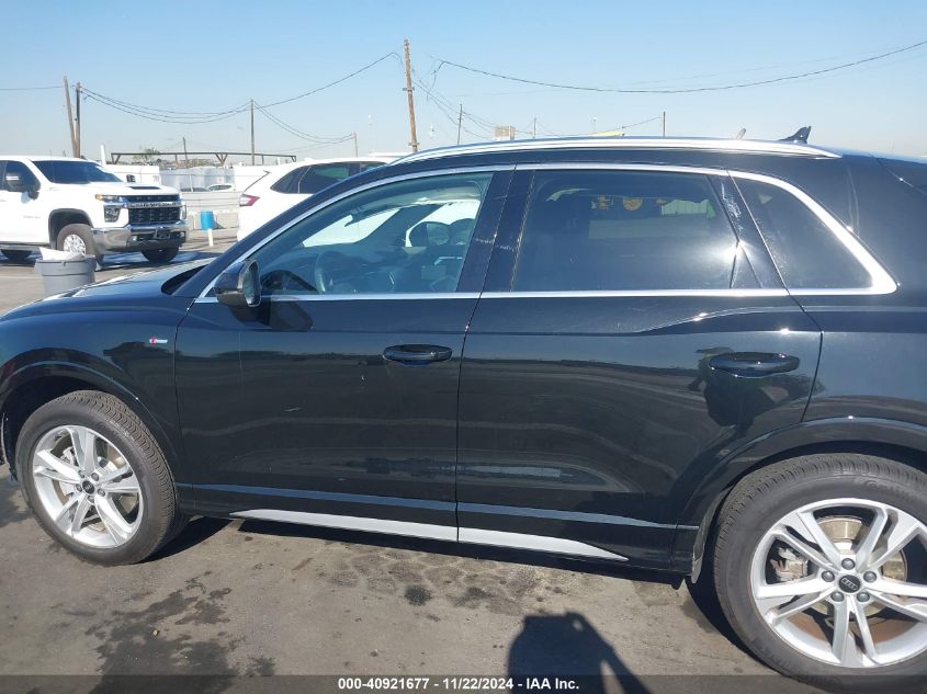 2023 Audi Q3 Premium 45 Tfsi S Line Quattro Tiptronic VIN: WA1DECF3XP1152839 Lot: 40921677