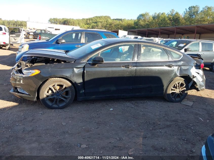 2018 Ford Fusion Se VIN: 3FA6P0HD2JR153287 Lot: 40921714