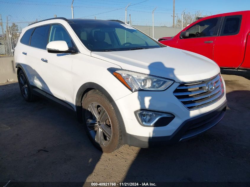 VIN KM8SR4HF5GU159027 2016 Hyundai Santa Fe, SE no.1