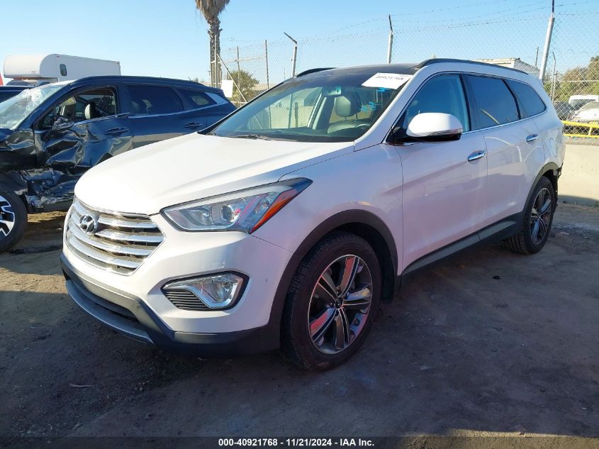 VIN KM8SR4HF5GU159027 2016 Hyundai Santa Fe, SE no.2