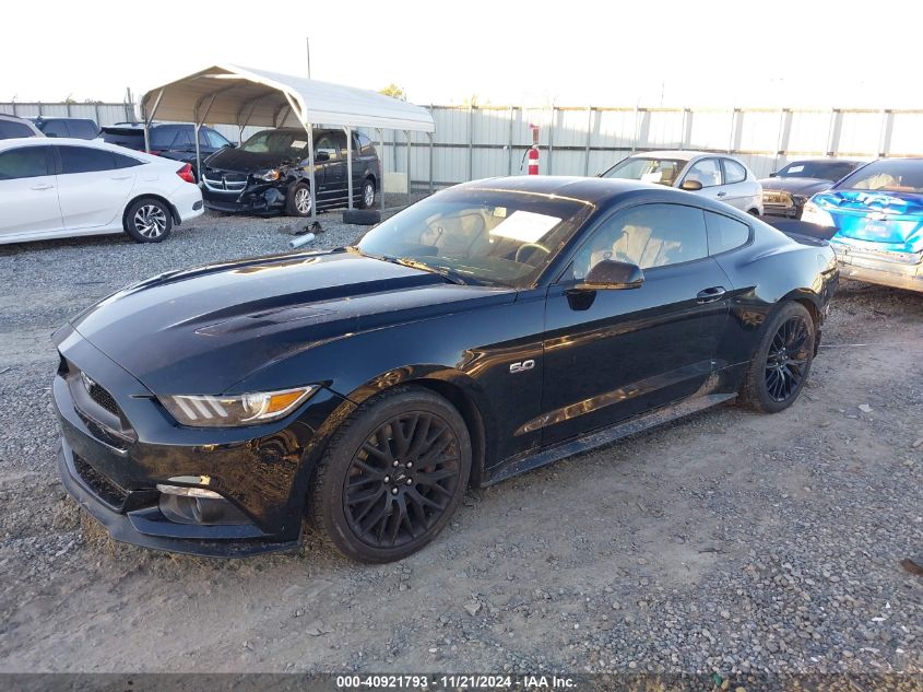 2015 Ford Mustang Gt Premium VIN: 1FA6P8CF6F5417337 Lot: 40921793