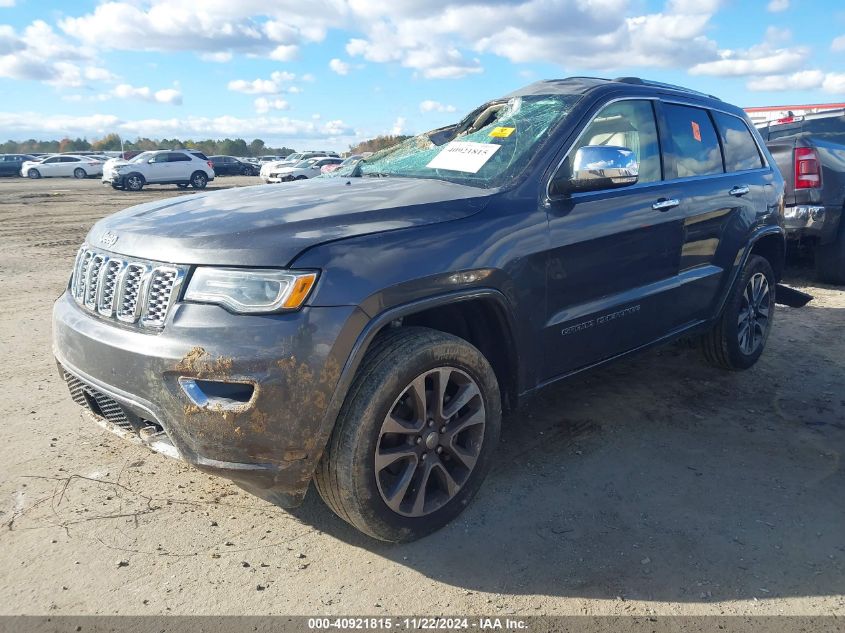 2018 Jeep Grand Cherokee Overland 4X4 VIN: 1C4RJFCG7JC340486 Lot: 40921815