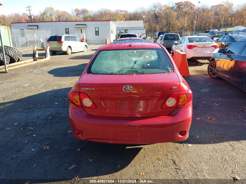 2010 Toyota Corolla Le VIN: 2T1BU4EE5AC393137 Lot: 40921854