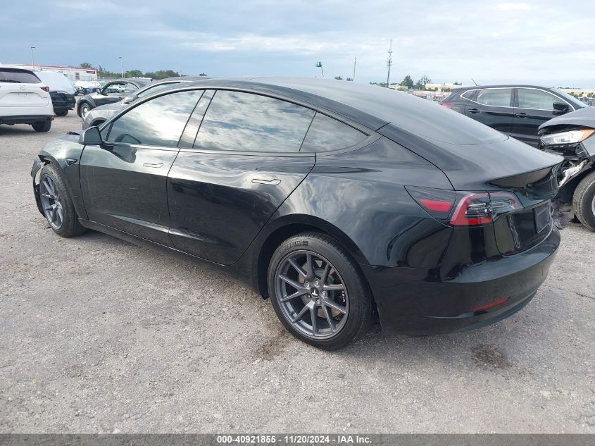 VIN 5YJ3E1EA4PF544776 2023 TESLA MODEL 3 no.3