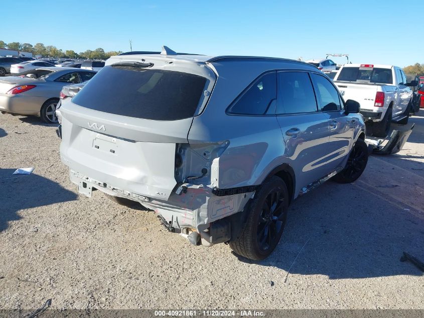 VIN 5XYRKDLF1PG202861 2023 KIA Sorento, SX no.4