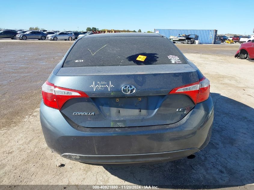 2015 Toyota Corolla Le VIN: 2T1BURHE9FC291534 Lot: 40921880