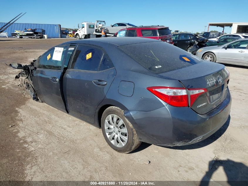 2015 TOYOTA COROLLA LE - 2T1BURHE9FC291534