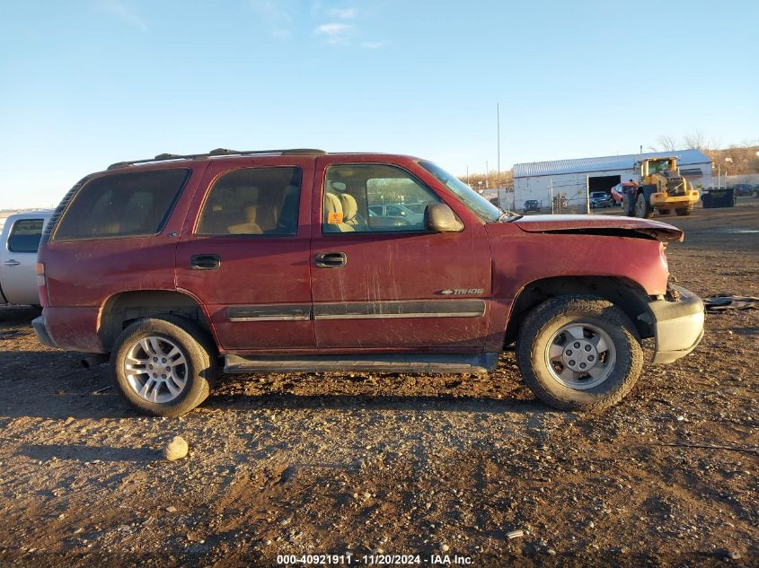 2001 Chevrolet Tahoe Ls VIN: 1GNEK13T01J257223 Lot: 40921911