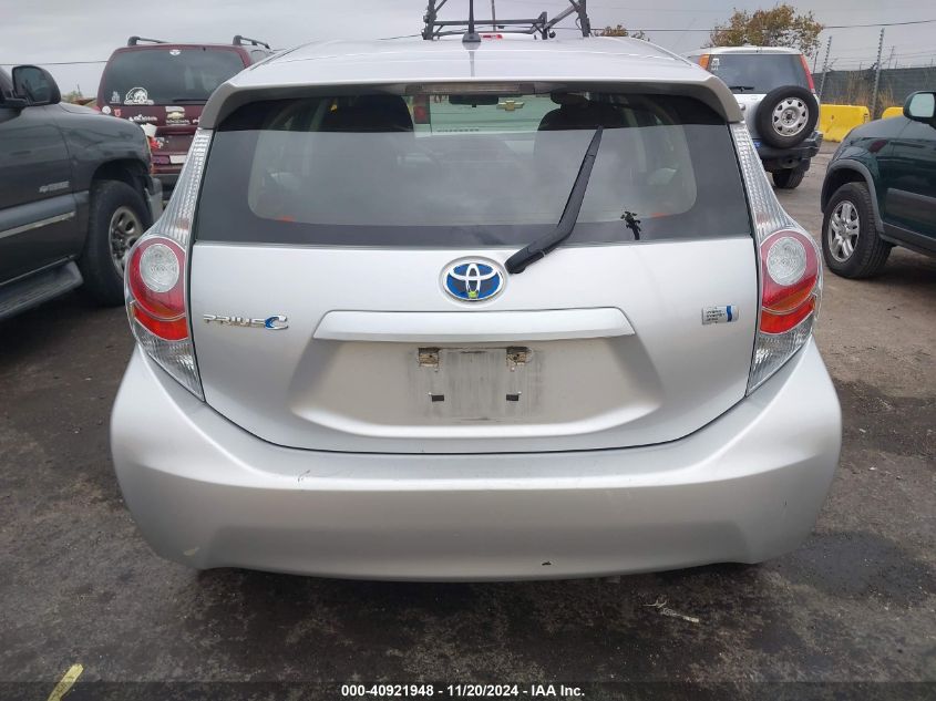 2014 Toyota Prius C Two VIN: JTDKDTB39E1559604 Lot: 40921948