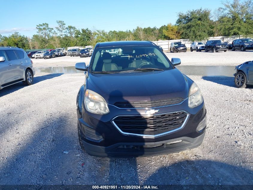 2016 Chevrolet Equinox Ls VIN: 2GNALBEK7G6296855 Lot: 40921951