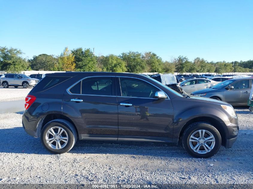 2016 Chevrolet Equinox Ls VIN: 2GNALBEK7G6296855 Lot: 40921951