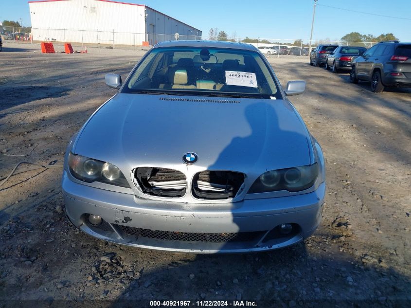 2005 BMW 330Ci VIN: WBABD53495PD98879 Lot: 40921967