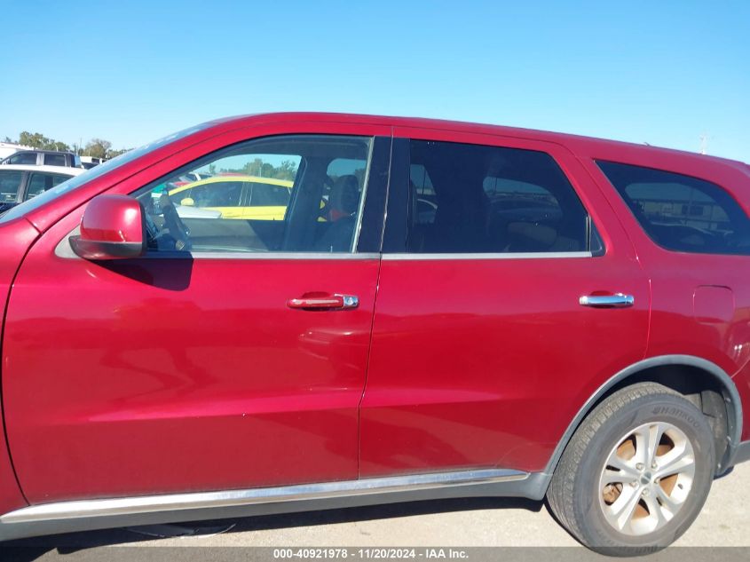 2013 Dodge Durango Sxt VIN: 1C4RDHAG1DC584466 Lot: 40921978