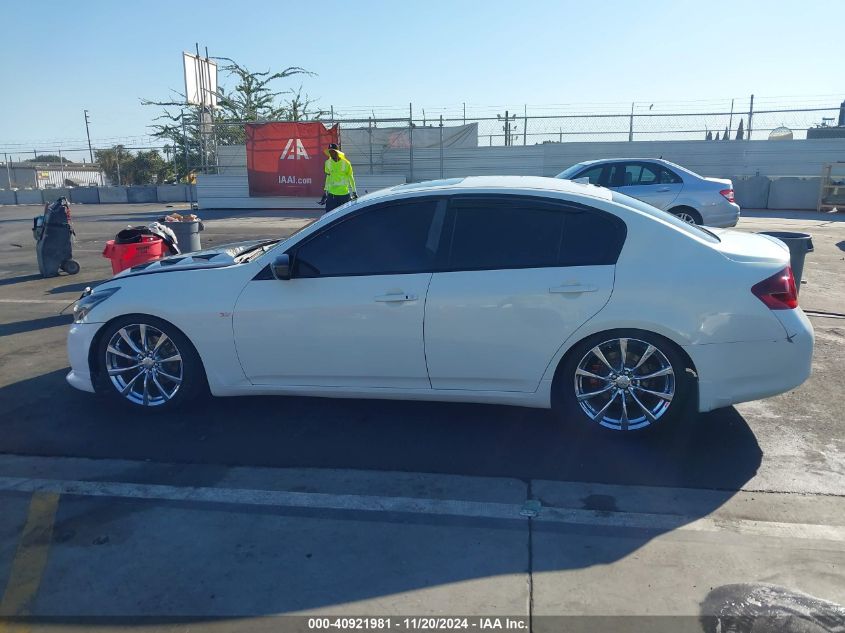 2013 Infiniti G37X VIN: JN1CV6AR7DM750270 Lot: 40921981