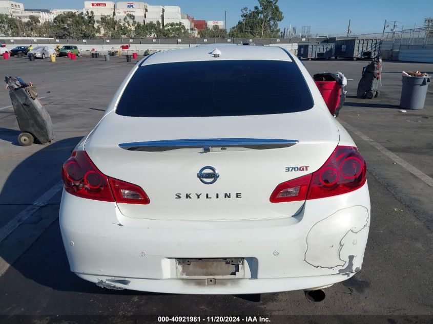 2013 Infiniti G37X VIN: JN1CV6AR7DM750270 Lot: 40921981