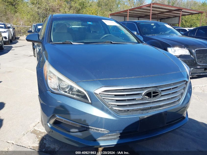 2015 Hyundai Sonata Se VIN: 5NPE24AF5FH245687 Lot: 40921983