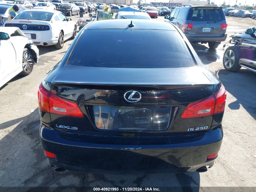 2008 Lexus Is 250 VIN: JTHBK262185056839 Lot: 40921993