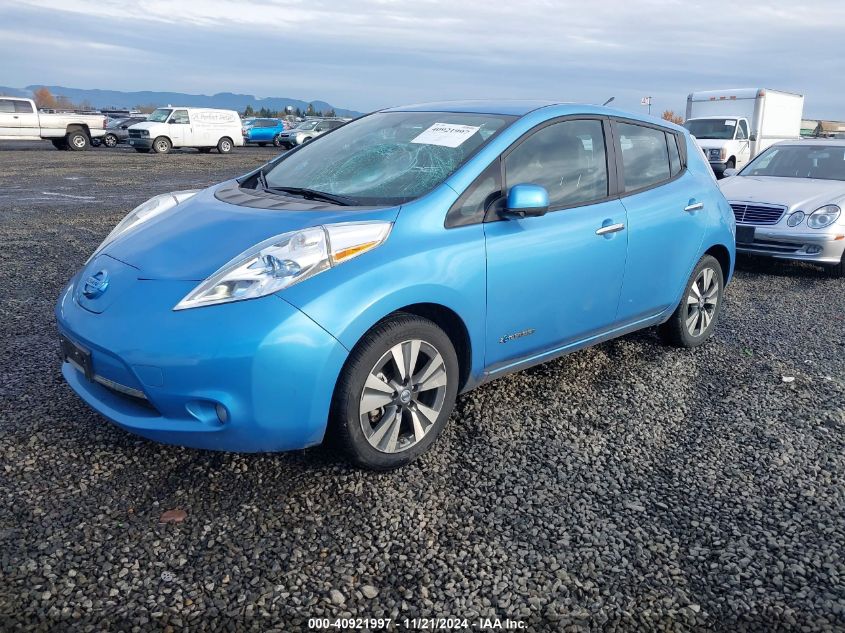 VIN 1N4AZ0CP0DC424095 2013 Nissan Leaf, SL no.2