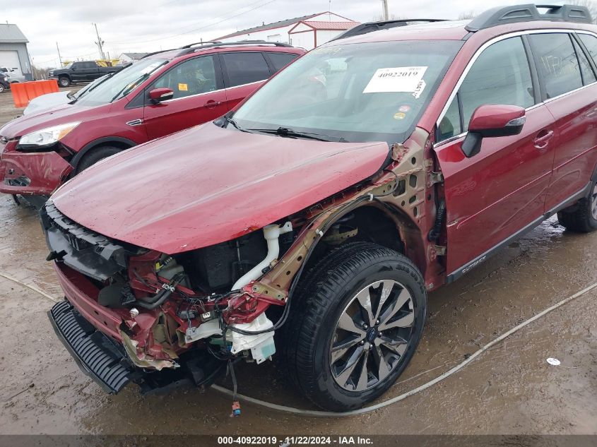 2016 Subaru Outback 2.5I Limited VIN: 4S4BSALC7G3212851 Lot: 40922019