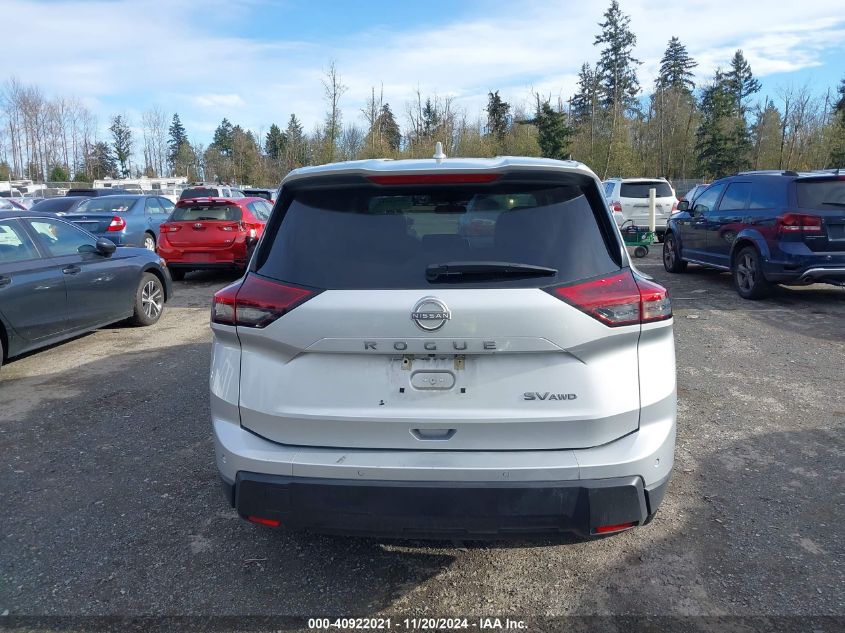 2024 Nissan Rogue Sv Intelligent Awd VIN: 5N1BT3BB9RC704981 Lot: 40922021