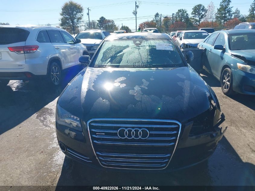 2013 Audi A8 3.0T VIN: WAUAGAFD8DN008594 Lot: 40922026