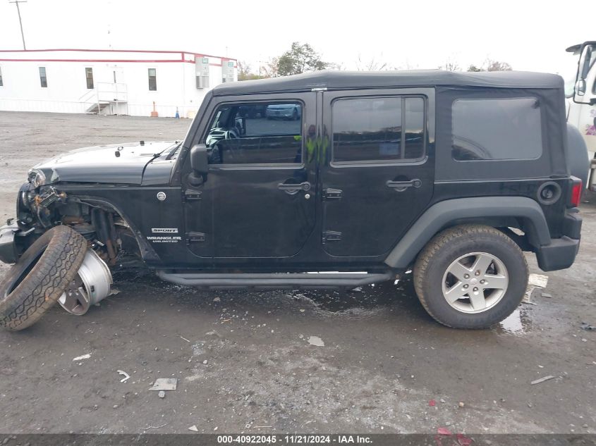 2013 Jeep Wrangler Unlimited Sport VIN: 1C4BJWDG3DL671151 Lot: 40922045