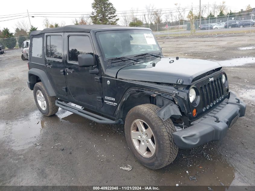 2013 Jeep Wrangler Unlimited Sport VIN: 1C4BJWDG3DL671151 Lot: 40922045