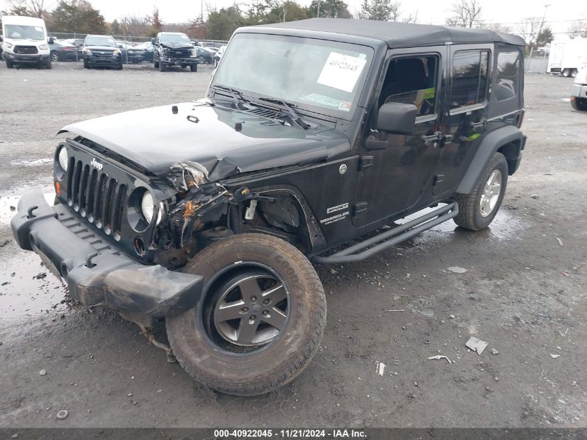 2013 Jeep Wrangler Unlimited Sport VIN: 1C4BJWDG3DL671151 Lot: 40922045