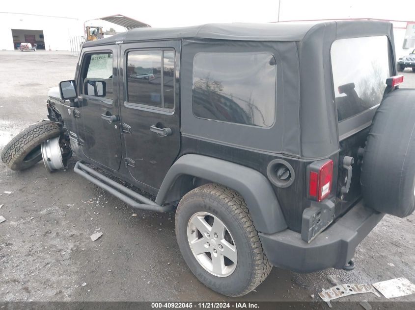 2013 Jeep Wrangler Unlimited Sport VIN: 1C4BJWDG3DL671151 Lot: 40922045