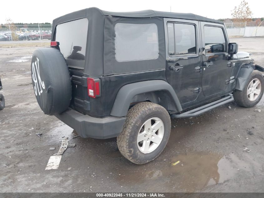 2013 Jeep Wrangler Unlimited Sport VIN: 1C4BJWDG3DL671151 Lot: 40922045