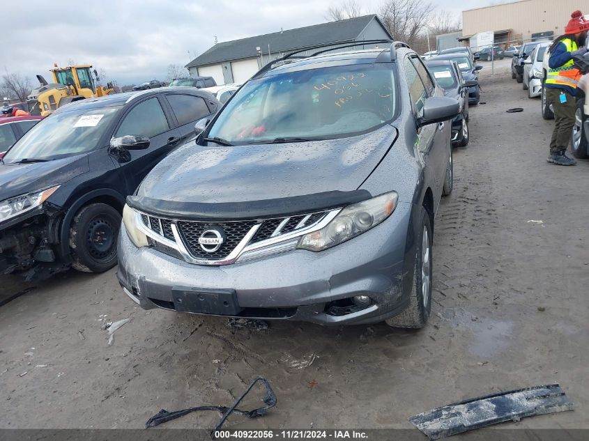 2013 Nissan Murano Sl VIN: JN8AZ1MW8DW311407 Lot: 40922056