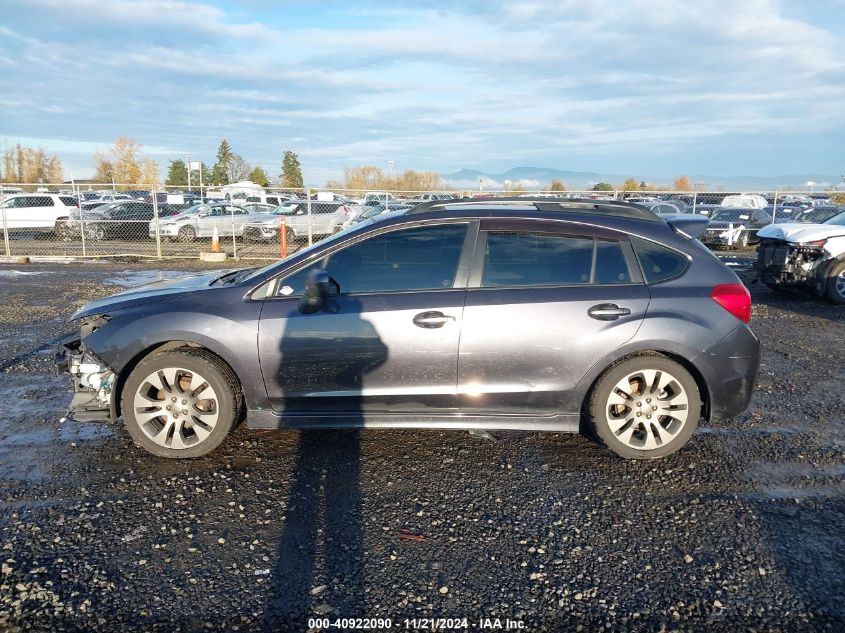 2013 SUBARU IMPREZA 2.0I SPORT PREMIUM - JF1GPAL69DG841205